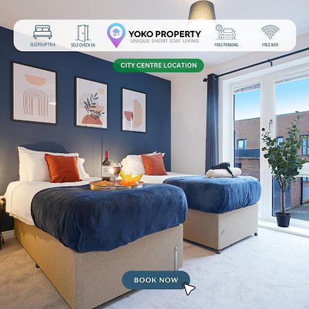 Luxury Campbell Park Apartments In Central Mk With Balcony, Free Parking & Smart Tv With Netflix By Yoko Property Milton Keynes Exterior foto